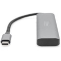 "DIGITUS USB-C-Hub 4-Port 3.1->4xC3.1 integr. Kabel silber"
