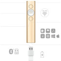 "Logitech wireless Presenter Spotlight Gold"