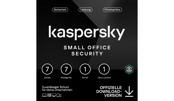 "Kaspersky Small Office Security - 7 User, 1 Year - Base - ESD-DownloadESD"