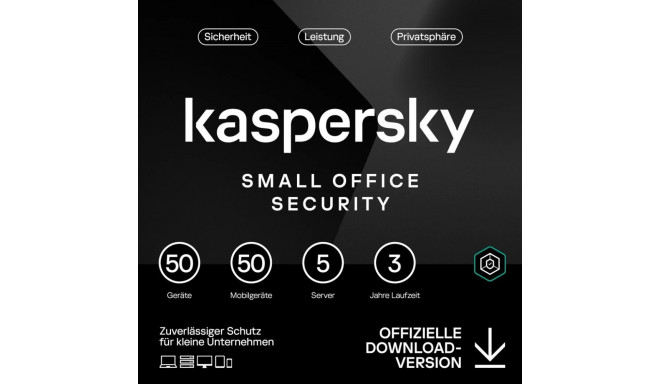 "Kaspersky Small Office Security - 50 User, 3 Years - Base - ESD-DownloadESD"