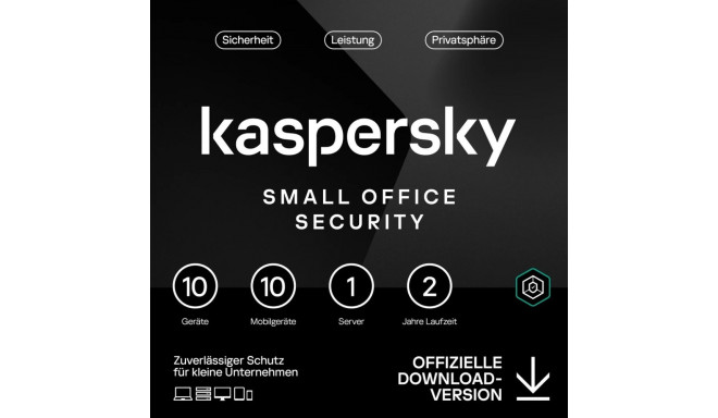 "Kaspersky Small Office Security - 10 User, 2 Years - Base - ESD-DownloadESD"