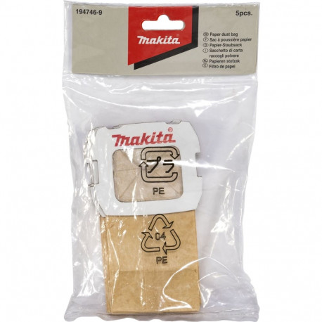Makita 194746-9 pabertolmukott 5 tk