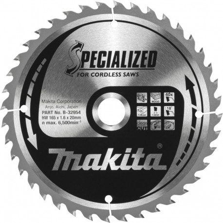 Makita B-32954 SPECIALIZED saeleht 165x20x40Z