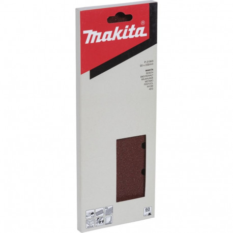 Makita P-31843 Sandpaper 93x230mm 60 Holes