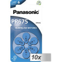 10x1 Panasonic PR 675 Kuuldeaparaadi Patareid Tsink-Õhk 6 tk.