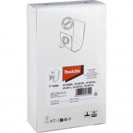 Makita P-72899 Filter Bag L 5pcs
