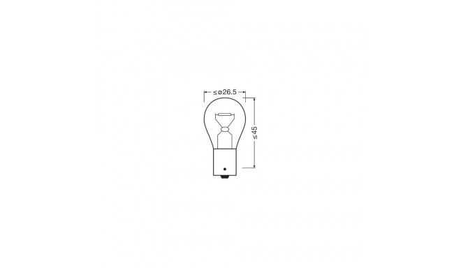 12V PY21W 21W BAU15S diadem chrome