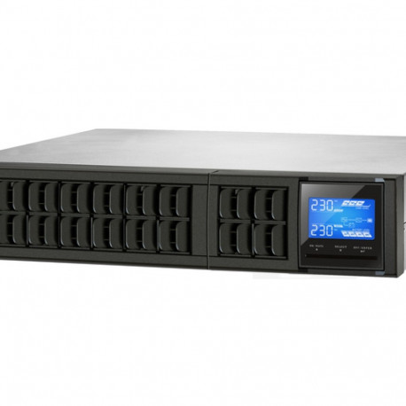 UPS RACK POWERWALKER VFI 2000 CRM LCD ON-LINE 2000VA 4X IEC C13 OUTLETS USB-B RS-232 LCD 2U