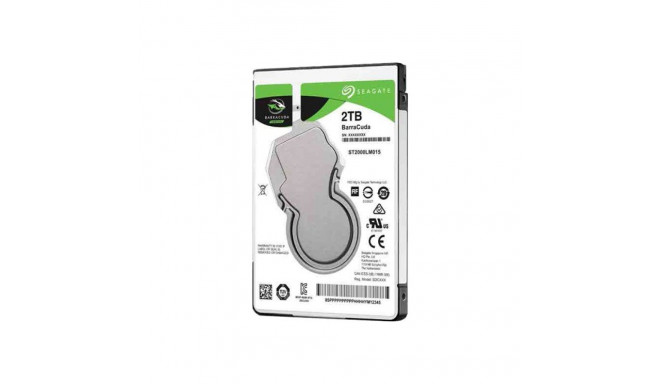 SEAGATE Barracuda 2TB HDD SATA 6Gb/s 5400rpm 2.5inch 7mm height 128Mb cache BLK