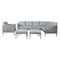 Garden furniture set MEDINA 5-parts, beige