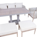 Garden furniture set MEDINA 6-parts, beige