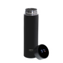 Adler | Thermal Flask | CR 4507bk | Capacity 0.473 L | Material Stainless steel/Silicone | Black