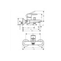 Bathroom faucet Hansgrohe Vernis Blend 71440000, chrome