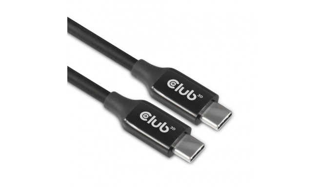 CLUB3D USB 3.2 Gen2 Type C to C aktiivne kahesuunaline kaabel 8K60Hz M/M 5m/16.4ft