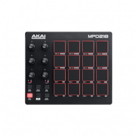 AKAI padikontroller MPD 218 MIDI USB, must