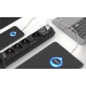 ACAR W2437 surge protector Black 6 AC outlet(s) 230 V 3m