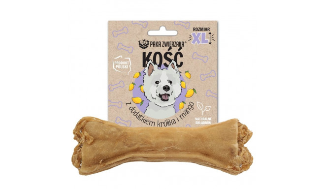 PAKA ZWIERZAKA luu küüliku ja mangoga XL 17 cm - koeramaius - 115g