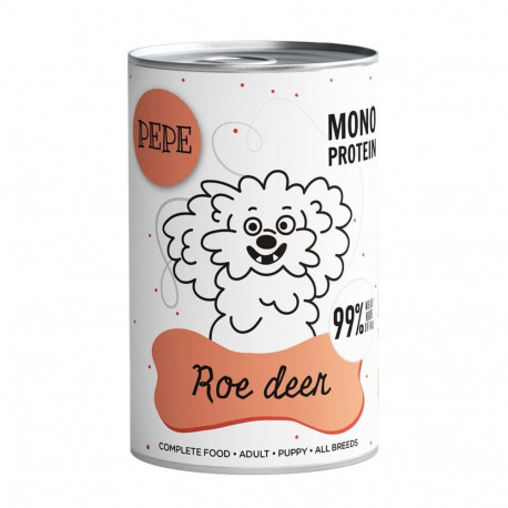 PAKA ZWIERZAKA Pepe Roe deer - wet dog food - 400g