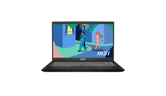 MSI Modern 15 B12MO-640PL Intel® Core™ i5 i5-1235U sülearvuti 39,6 cm (15,6") Full HD 16 GB DDR4-SDR