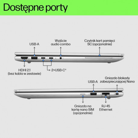 HP ProBook 460 G11 Intel Core Ultra 7 155U sülearvuti 40.6 cm (16") WUXGA 16 GB DDR5-SDRAM 512 GB SS