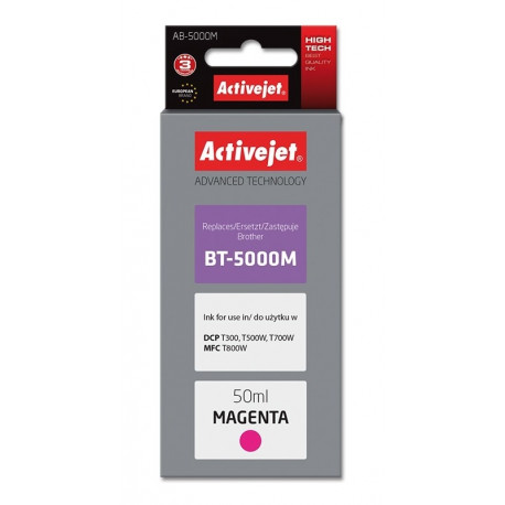 Activejet AB-5000M tindipudel (Brother BT-5000M asendus; Supreme; 50 ml; 5000 pages, magenta)