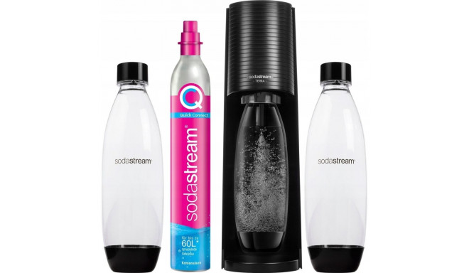 SodaStream Maker Terra Black 2 Bottles