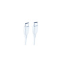 Cable Type-C - Type-C (in plastic bag, white, 1.8m)