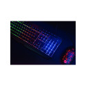 LUDICIUM RGB Rainbow Gaming Keyboard, black - DE Layout