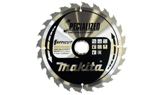 "Makita EFFICUT Sägeblatt 235x30x24Z"