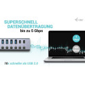 "D I-TEC CHARGING HUB 9PORT LAN"