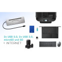"D I-TEC USB-C 3XLCD DOCK W/ PD85W"