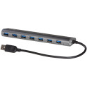 "D I-TEC USB 3.0 7-PORT HUB ALU."