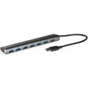 "D I-TEC USB 3.0 7-PORT HUB ALU."