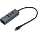 "D I-TEC USB-C 3-PORT HUB + GLAN"