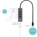 "D I-TEC USB-C 3-PORT HUB + GLAN"