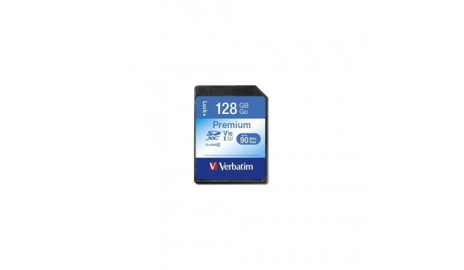 "CARD 128GB Verbatim Premium XC 90MB/s"