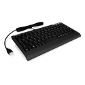"KeySonic TAS ACK-595C+ Corded (DE) MINI Tastatur SoftSkin sw"