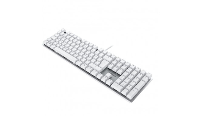 "Cherry Keyboard KC 200 MX MX2A SILENT RED [DE] white/silver MX2A SILENT RED Switch"