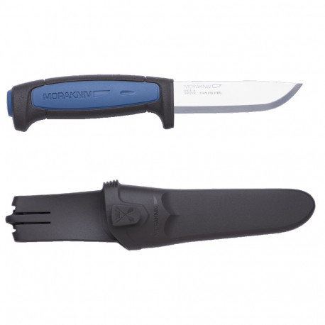 Morakniv Pro Craft Knife – Blue Handle, 2.0mm Stainless Steel Blade, Smart Button Sheath