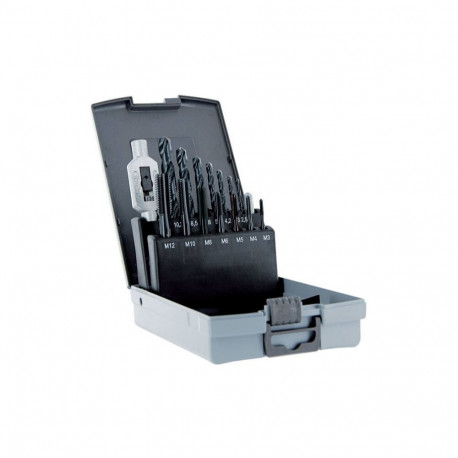 Tivoly Keermestuskomplekt TFT M3-M12 sisekeermetele + 7 TSX HSS puuri