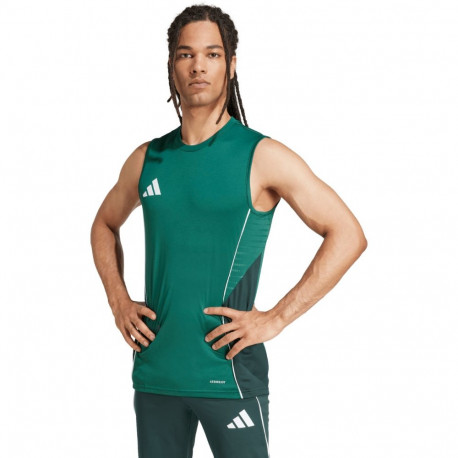 Koszulka męska adidas Tiro 25 Competition Sleeveless Jersey zielona JI8940 M