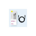 Baseus Type-C to Type-C Tungsten Gold Series Cable 480Mb/s, 240W, 2m, Black (CAWJ040101)