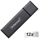 12x1 Intenso Alu Line 4GB USB-mälupulk 2.0 antratsiit