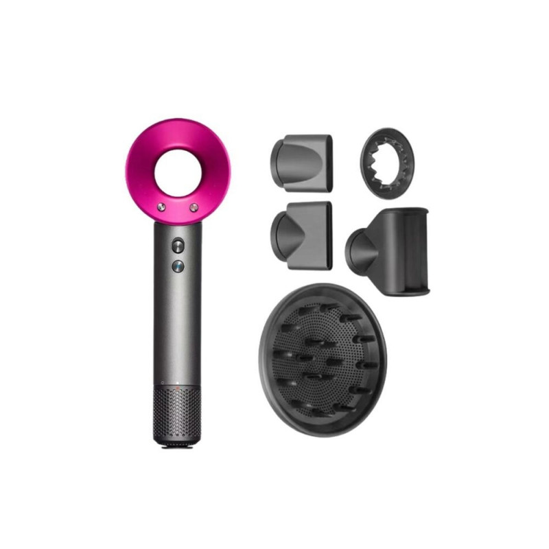 Wooco Leafless Hair Dryer with 5 Magnetic Nozzles 1600W - Hair
