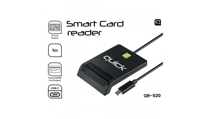 Quick QR-520 Smart ID Card reader USB-C