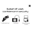 Quick QR-520 Smart ID Card reader USB-C