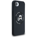 KARL LAGERFELD case for IPHONE 16e (SE 4 2025) compatible with MagSafe KLHMPSE4SKCHTCK (Silicone Dou