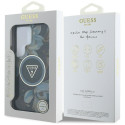 GUESS case for SAMSUNG S25 Ultra GUHMS25LHFLPEDK (Magnetic IML Metal Glitter Flowers Triangle) black