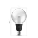 Philips Hue Lightguide Globe smart bulb, E27, G95
