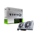 MSI GeForce RTX 5070 12G VENTUS 2X OC WHITE graphics card, white